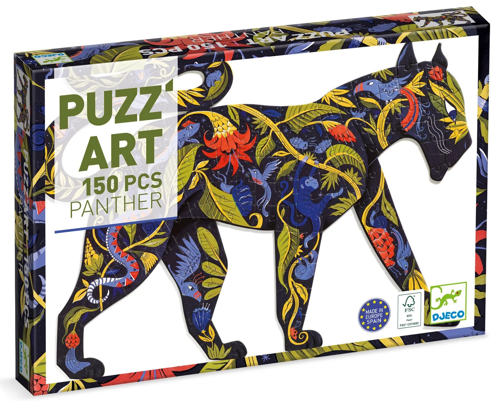 Puzzle art - Čierny panter - 150 ks