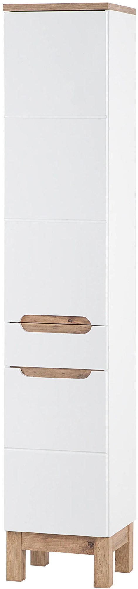 Kúpeľňová stojaca skrinka BALI biela - vysoká