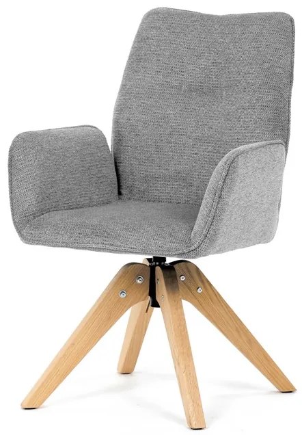 Autronic BONTEC Jedálenská stolička, sivá, látka, DCH-C2148 GREY2 Farba: Šedá