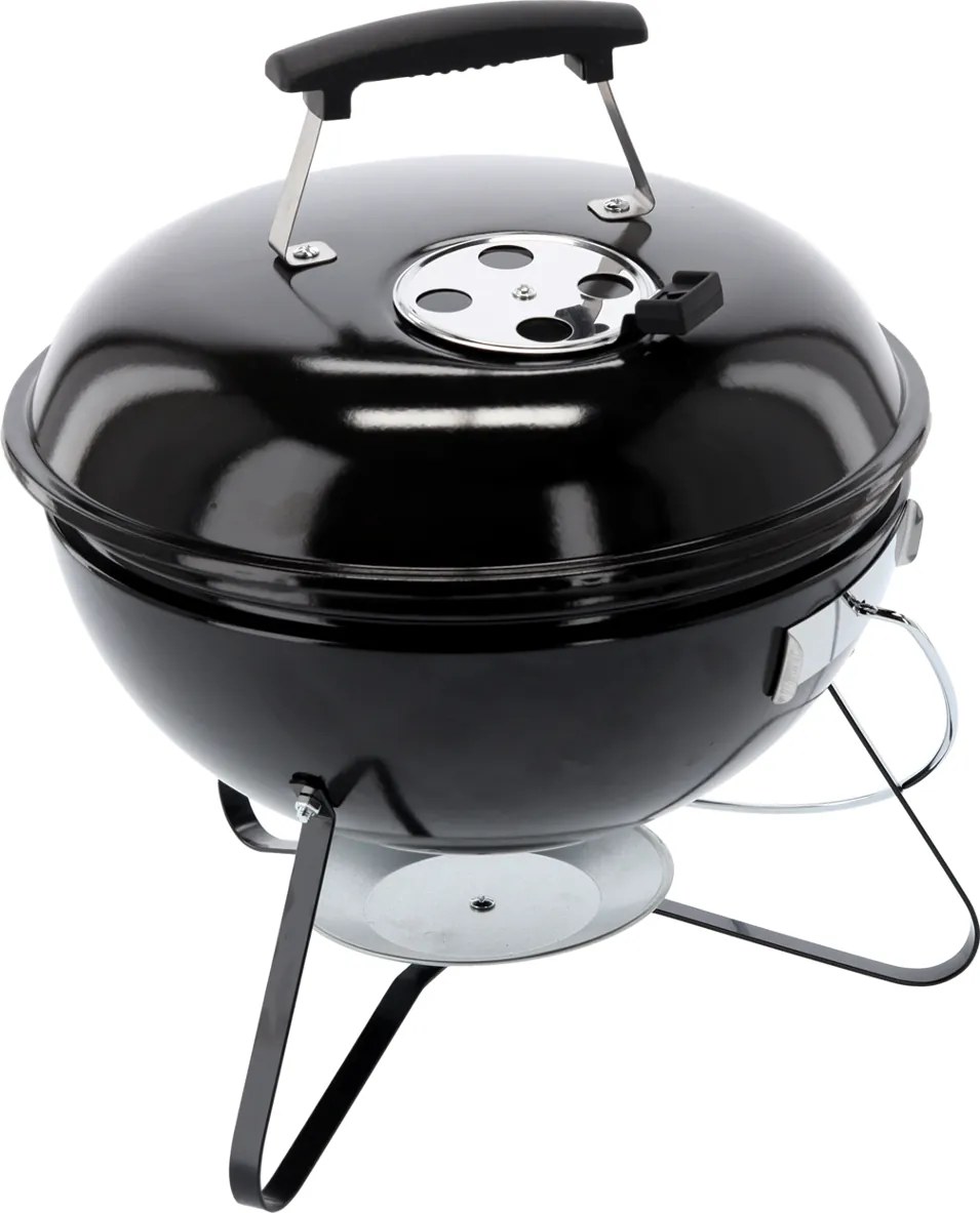 BBQ Meeting Guličkový gril na drevené uhlie na nožičkách s vekom, 37 x 28/44 cm *0100