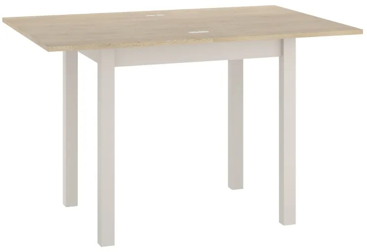 Rozkladací jedálenský stôl FLIP 80(160)X80 cm, dub Cremona Torro/kašmír