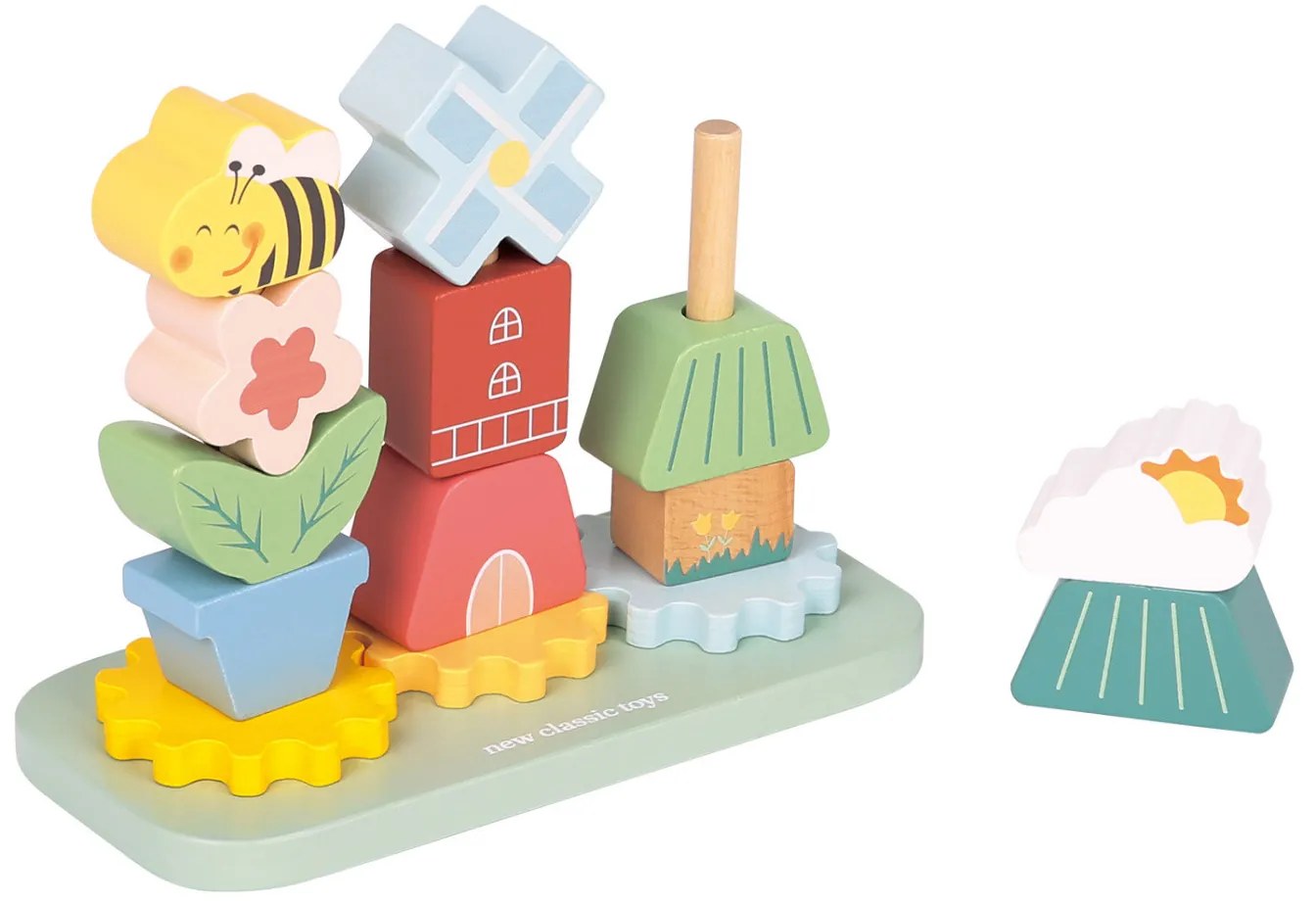 Stohovacia hračka - mlynská záhradka