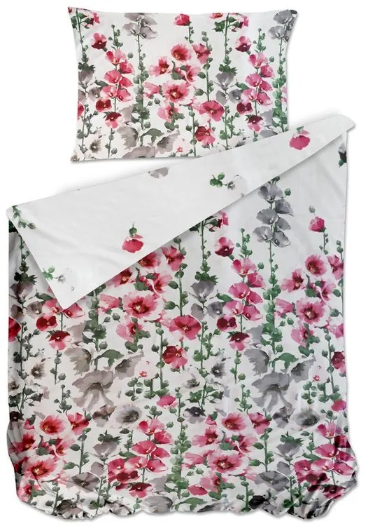 Bierbaum obliečka bavlnený satén 3682 Malva 140x200/70x90 cm