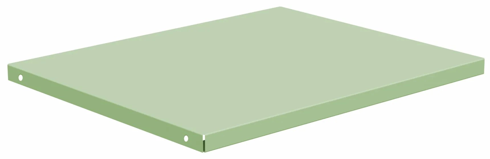Kovová polica Alex, 448 x 360 x 20 mm, Fresh Style: pastelová zelená