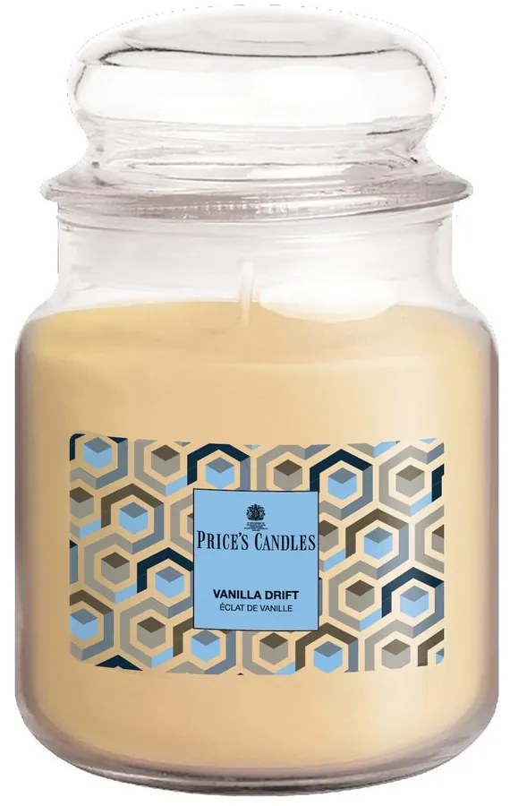Price´s Price's MIDI vonná svíčka ve skle Vanilla Drift - hoření 80h