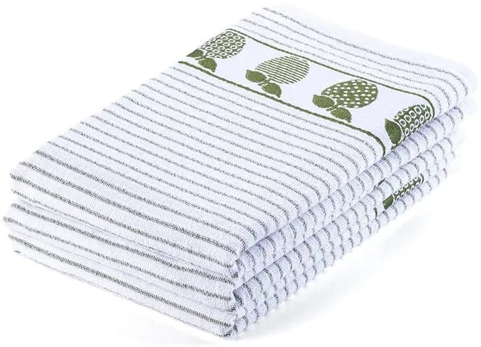 Kuchynské froté utierky APPLE 40 x 60 cm sada 3 ks