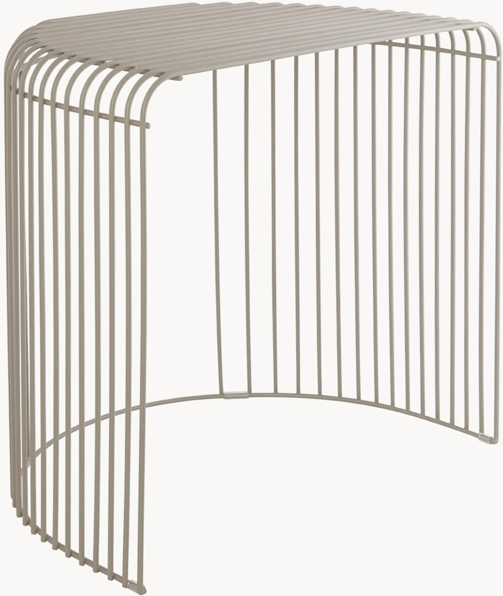 Kovový pomocný stolík Curva