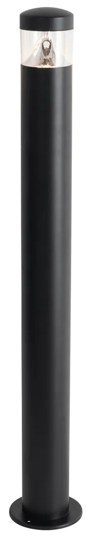 Moderné vonkajšie svietidlo čierne 80 cm IP44 vrátane LED - Roxy