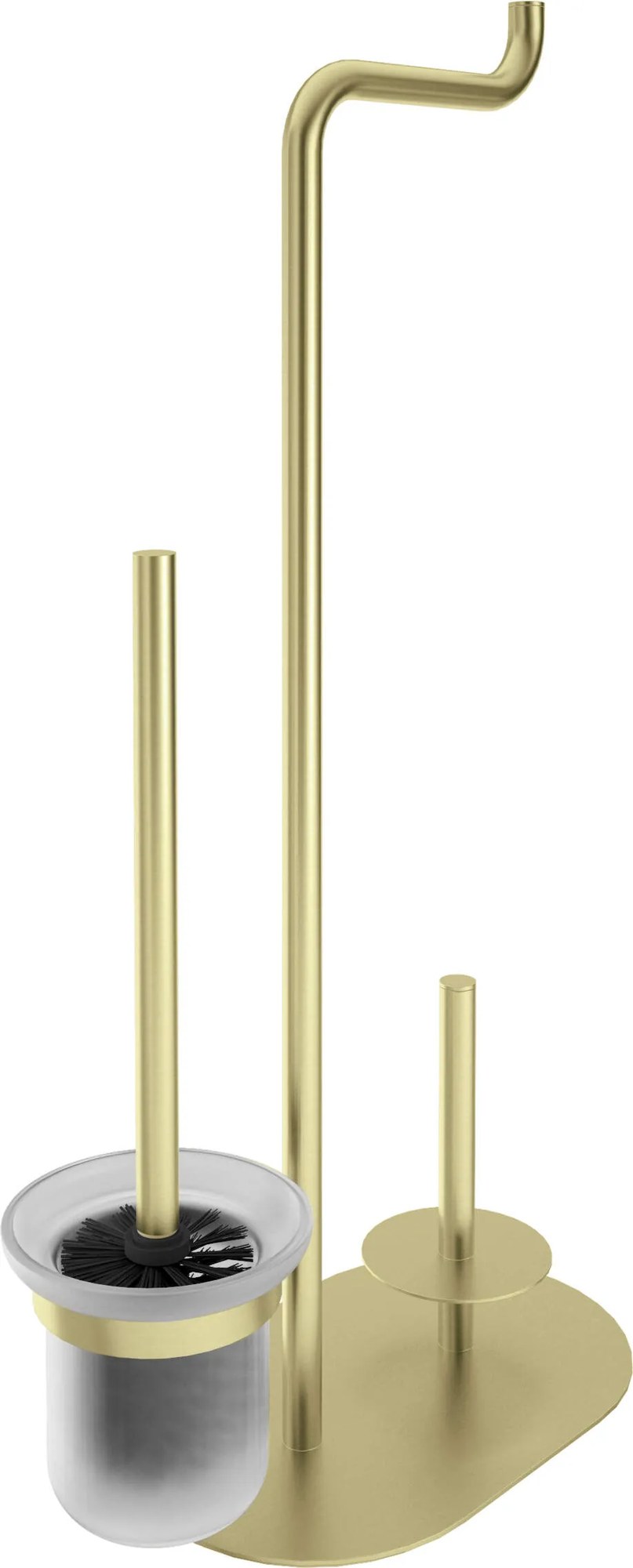 Deante Silia, 3-funkčný držiak pre toaletný papier a WC kefu, zlatá matná, DEA-ADI_R732