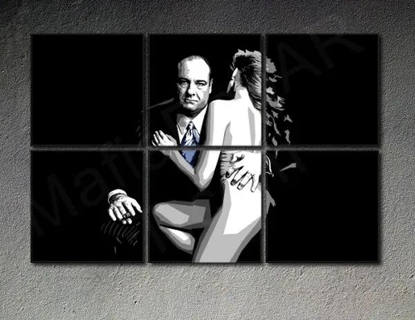 Ručne maľovaný POP Art obraz SOPRANOS | rôzne rozmery