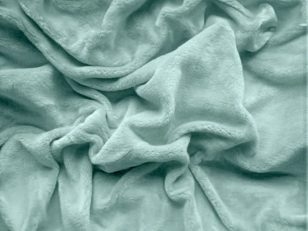 Plachta mikroplyš SOFT 180x200 cm mentolová