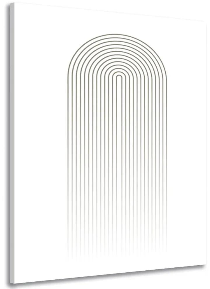 Obraz minimalistická dúha Mid-Century