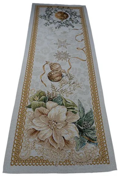 Gobelínový obrus Zlaté Vianoce 35x100 cm