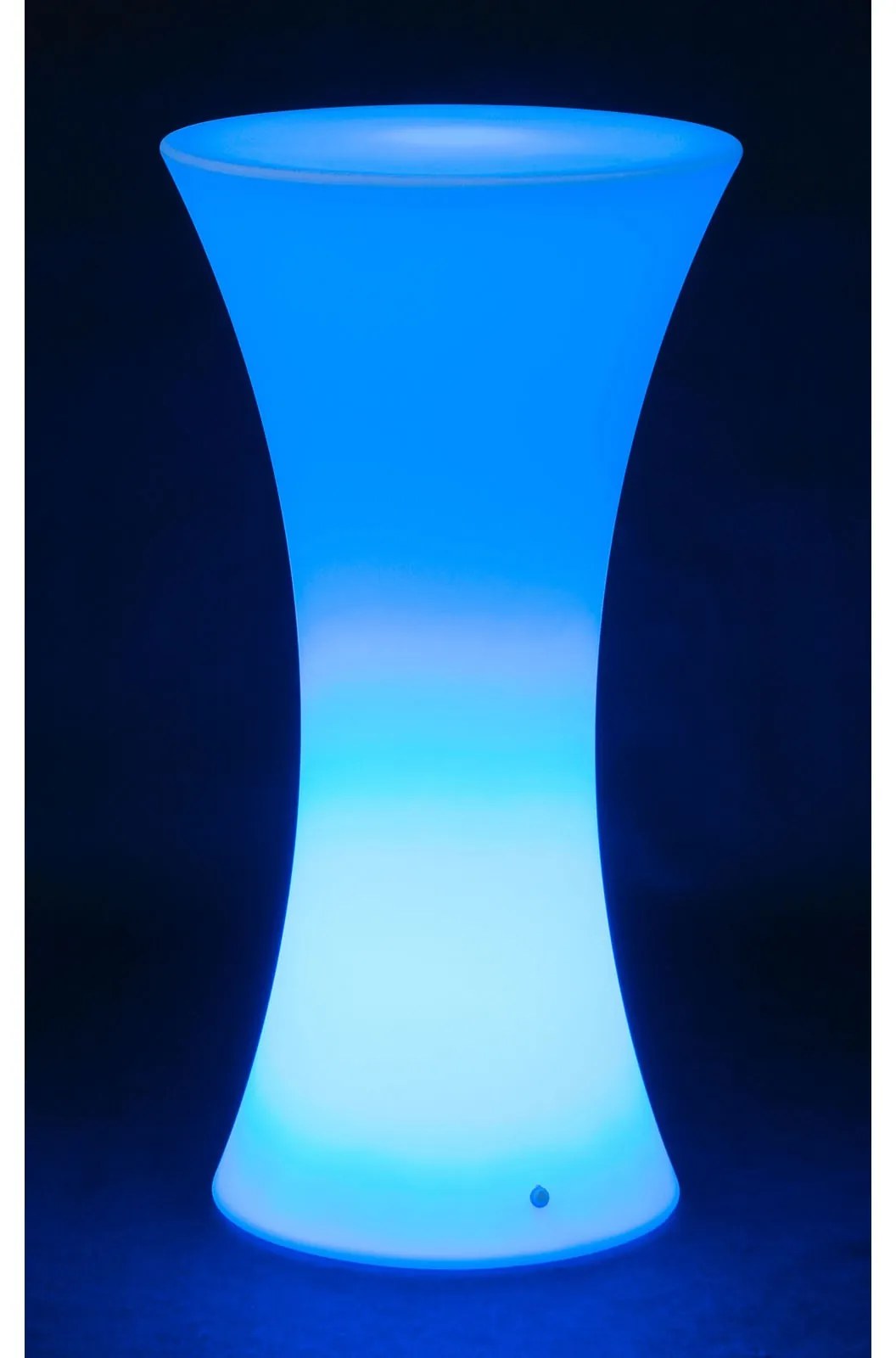 LED svietiaci kokteilový stôl, 110 x 58 cm