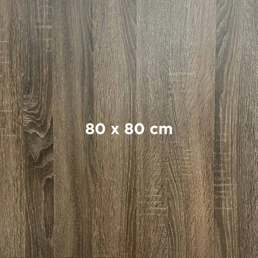 COMPACT 12 SONAMA DARK - STOLOVÁ DOSKA 80x80 cm