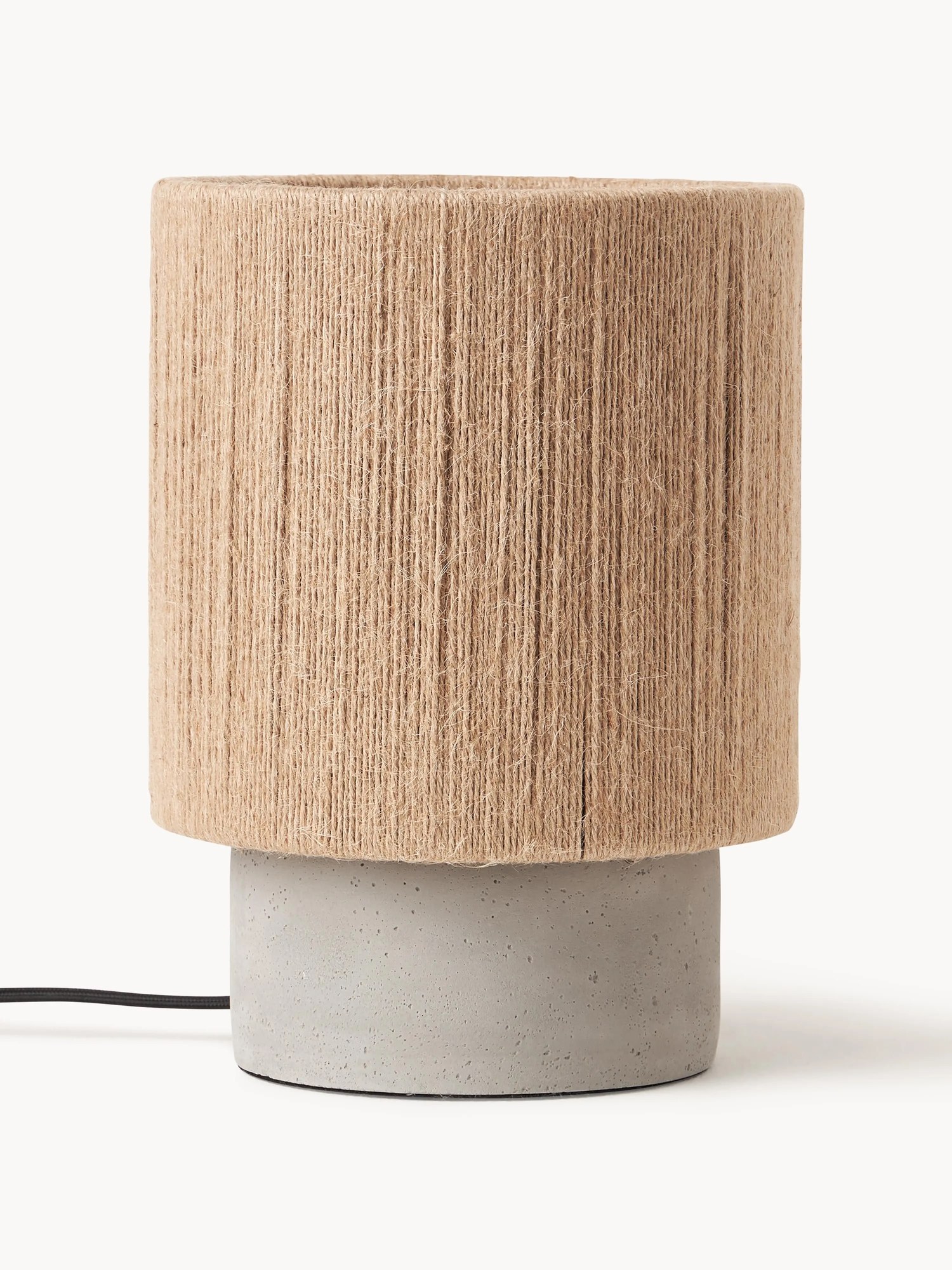 Malá stolová lampa z juty Galea