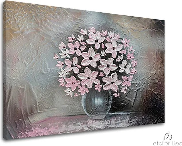 Autorská reprodukcia na plátne KVETY XOBAM019E1