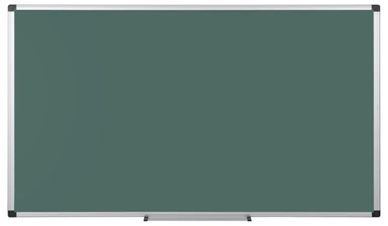 Zelená školská keramická popisovacia tabuľa na stenu, magnetická, 2000 x 1000 mm