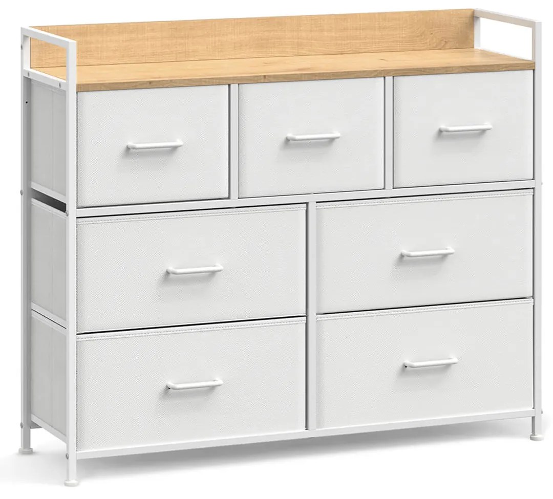 Komoda so zásuvkovými boxami FLEXIRO 98x85 cm, krémová