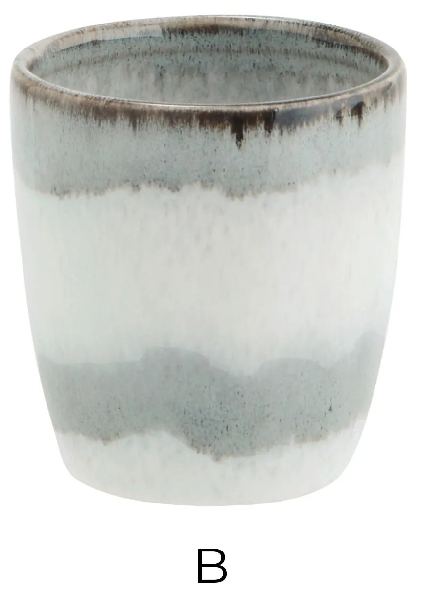 MADAM STOLTZ Kameninový hrnček Colors 250 ml B